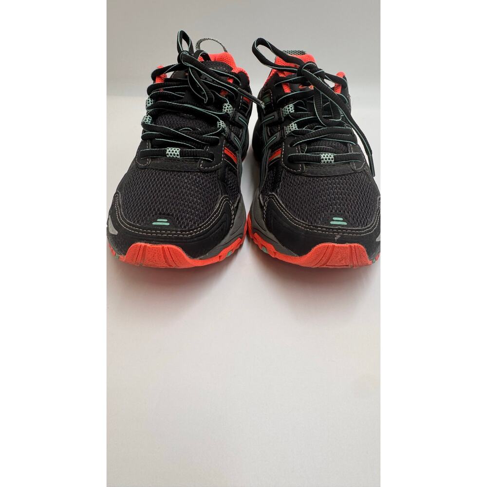 ASICS Trail Running Shoes Black Orange Gel Venture Women’s US 7 - Picture 4 of 9